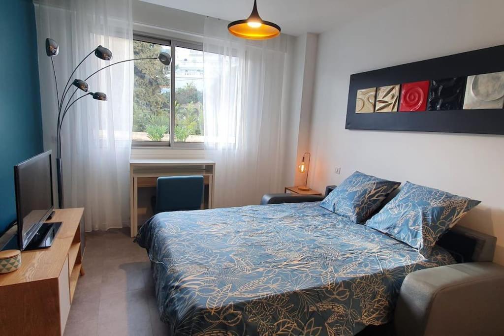 Bd Grosso Apt 4 Prs, 300M Plage, Clim, Parking Nice Ngoại thất bức ảnh