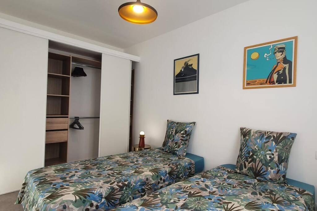 Bd Grosso Apt 4 Prs, 300M Plage, Clim, Parking Nice Ngoại thất bức ảnh