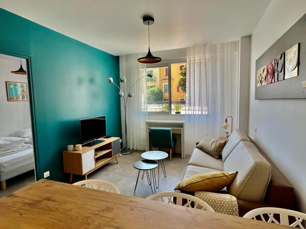 Bd Grosso Apt 4 Prs, 300M Plage, Clim, Parking Nice Ngoại thất bức ảnh